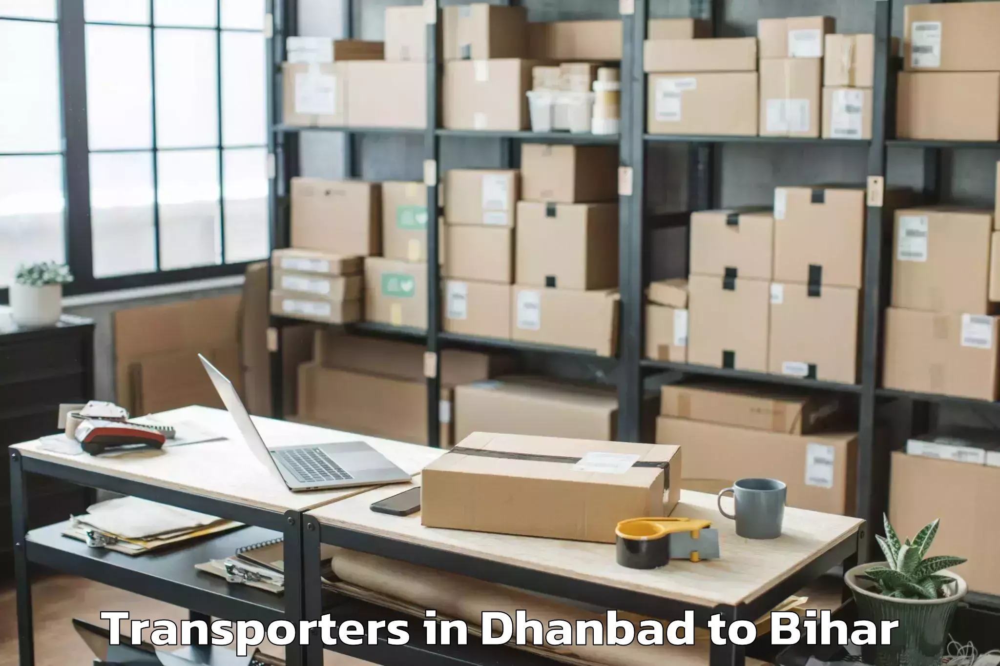 Book Dhanbad to Cheria Bariarpur Transporters Online